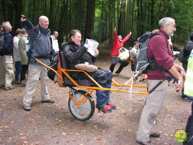 randonnée sportive avec joëlettes, Tervuren, 2012